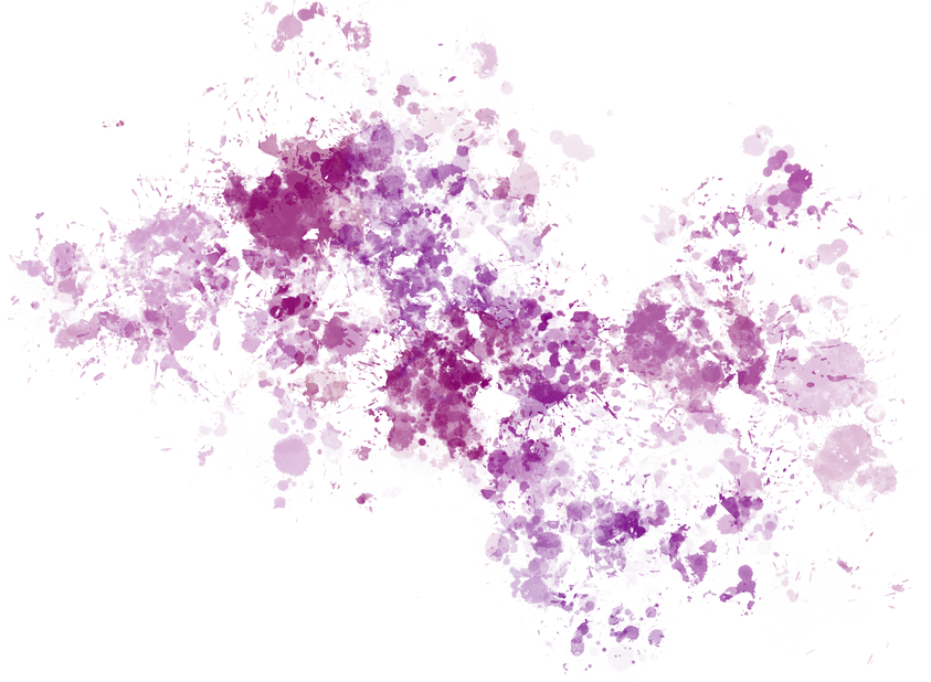 Purple Splash of Ink